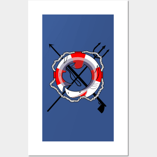 Shark Lifebuoy Posters and Art